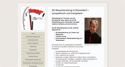 Desktop Screenshot of 2d-steuerberatung.de